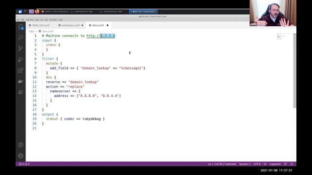 Data Enrichment via DNS Lookups with Logstash смотреть онлайн