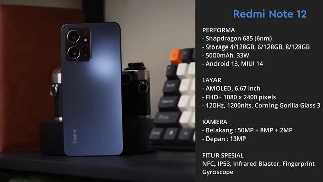 2 JUTAAN TERBAIK NIH ??! ? Unboxing Redmi Note 12 + Tes Gaming + Tes Kamera смотреть онлайн