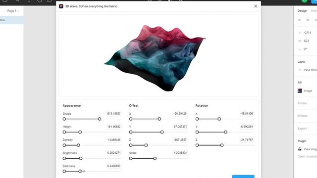 FIGMA USEFUL PLUGINS #3 - 3D WAVE: SOFTEN EVERYTHING LIKE FABRIC смотреть онлайн