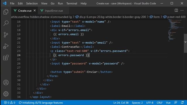 ? Primeros pasos con Laravel Inertia.js: Validaciones en componente mostrar mensajes - CRUD | 8 смотреть онлайн