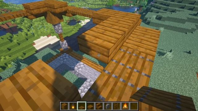 как построить колодец в Майнкрафт