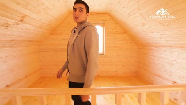 Внутренняя отделка Каркасного Дома 5х5,5 по каркасной технологии смотреть онлайн