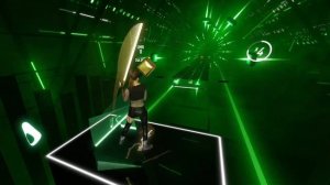 Beat Saber | Bones  - Imagine Dragons Music Pack (Expert+) First Attempt | Mixed Reality