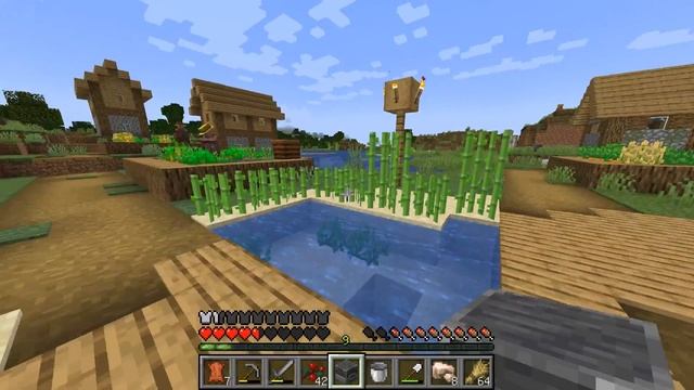 Выживание в деревне 1.18! Построил дом! Самая долгая серия на канале! Minecraft #2 смотреть онлайн
