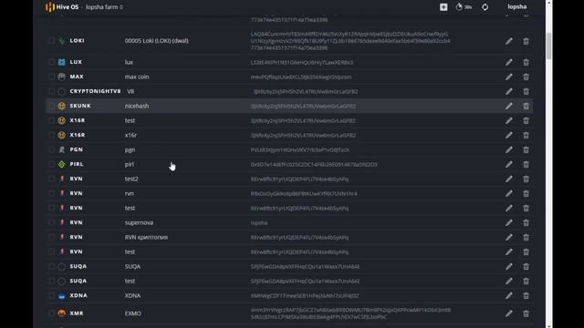 Майнинг Ravencoin (RVN) X16R, тонкости в настройках майнера T-rex на Hiveos 2.0