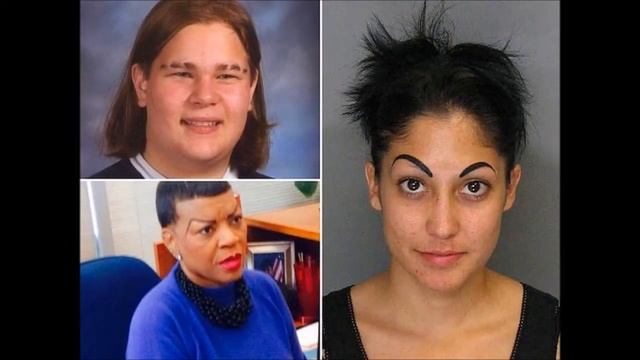 САМЫЕ СТРАШНЫЕ БРОВИ .САМЫЕ МОДНЫЕ БРОВИ..The most scary eyebrows. смотреть онлайн