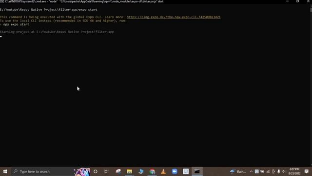 Starting a React Native Expo App смотреть онлайн