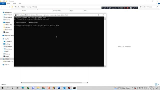 How To Create New Laravel Project смотреть онлайн