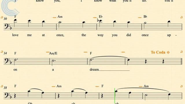 Trombone - Once Upon a Dream - Lana Del Rey - Sheet Music, Chords, & Vocals смотреть онлайн