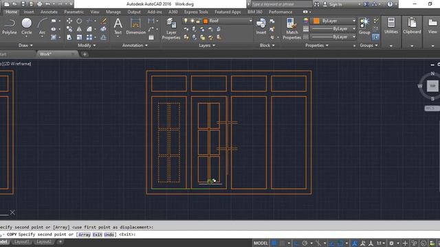 How to Draw House Front Elevation , Side Elevation , Window Design in Autocad смотреть онлайн