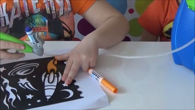 Открываем набор для рисования Marker Airbrush Распылитель фламастеров смотреть онлайн
