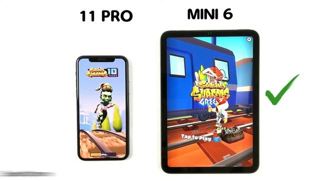 iPad Mini 6 Vs iPhone 11 Pro | SPEED TEST смотреть онлайн