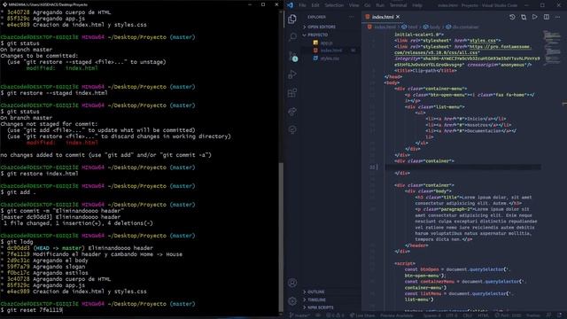 Git 08 - Eliminando commits - git reset ??? смотреть онлайн
