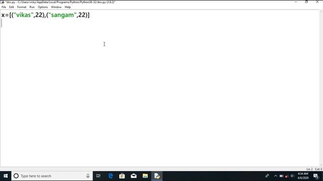 Write a python program to convert list of tuple into dictionary in Hindi смотреть онлайн
