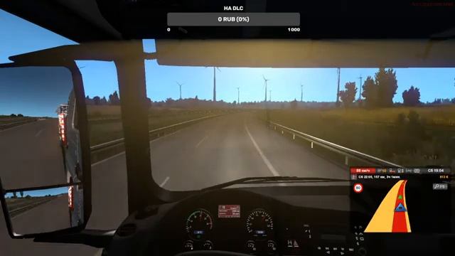 Развозим новогодние подарки в ETS 2 #4 смотреть онлайн