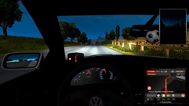 Euro Truck Simulator 2 - Volkswagen Passat B5 gameplay смотреть онлайн
