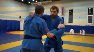 Задняя подножка в дзюдо.