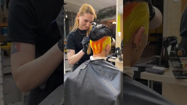 Модное окрашивание волос. Работа Ксении Бакуто смотреть онлайн