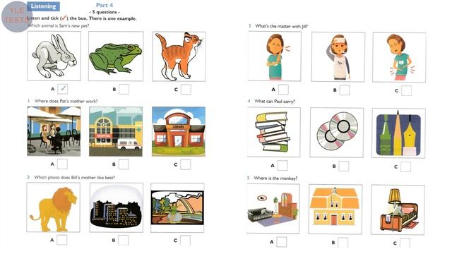 [2018] Movers Listening Test 4 - Succeed In Cambridge English | Young Learners Tests смотреть онлайн