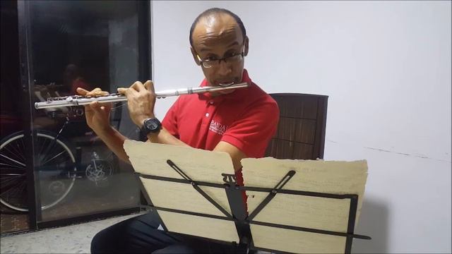 "PARTITA en Am / ALEMANDA" Juan Sebastian Bach - Walter Perlaza - Flauta Banda Deptal. del Valle смотреть онлайн