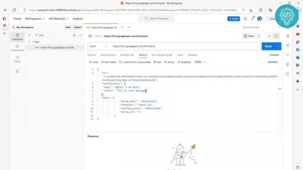 Send Firebase Notification from Postman - Real Example