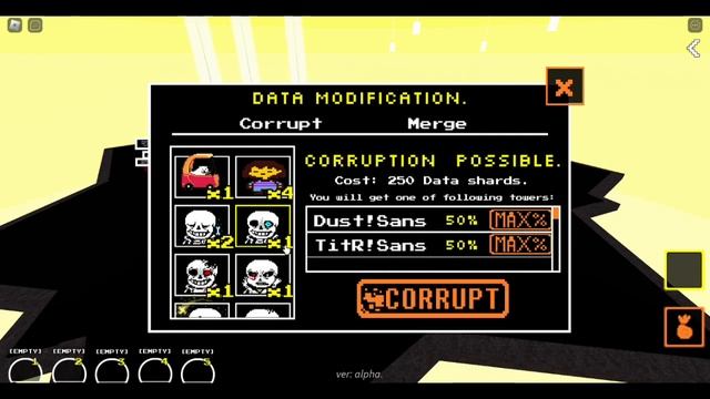 How To Get Aftertale Sans In Alternative Universes Tower Defense Simulator!