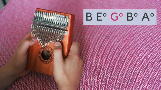 Can't help falling in love (Kalimba cover tutorial) смотреть онлайн