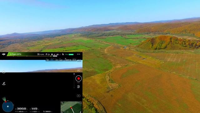 DJI Phantom 3 advanced. Полёт на 4000 м. на стоковых антеннах. смотреть онлайн