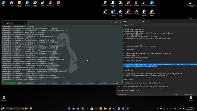 How to install Kali Linux Via Windows 11 - KDE PLASMA - YouTube 2024 смотреть онлайн
