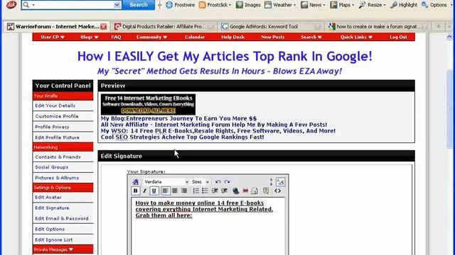 How To Create A Forum Signature смотреть онлайн