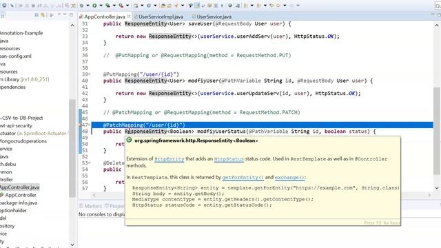 Http Method : Difference Between Put & Patch | Putmapping vs Patchmapping - Spring MVC Annotation смотреть онлайн