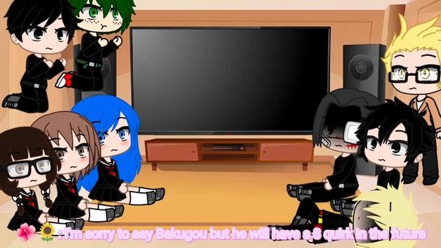 Deku and Bakugou| middle school class | react to them in the future | mha смотреть онлайн