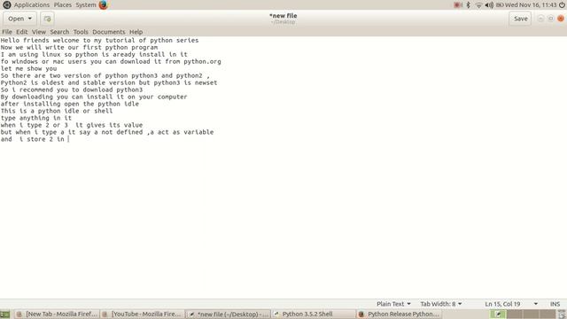 Python Download and running your first program смотреть онлайн