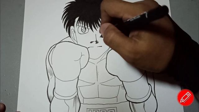Drawing Hajime no Ippo | KNOCKOUT | Batang 90s Anime смотреть онлайн