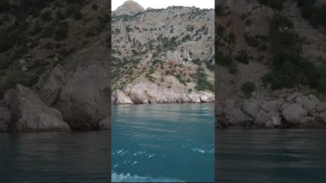 Мыс Айя, в поисках рыбы. Балаклава, Севастополь, Крым. Рыбалка в Черном море. смотреть онлайн