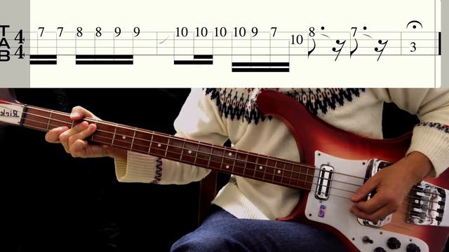 Bass TAB : Something - The Beatles смотреть онлайн