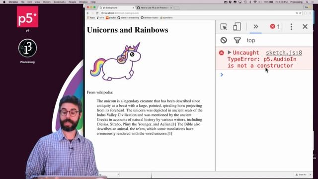 Q&A #6: p5.js Sketch as Background смотреть онлайн