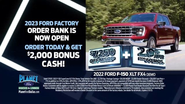 New 2022 Ford F-150 XLT Offer | $7,250 Savings PLUS+ 2.9% for 60m | $2,000 Factory Order Bonus! смотреть онлайн