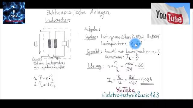 Die Lautsprecher In Elektroakustischen Anlagen ( ELA ), Elektroakustische Anlagen ( ELA ) Grundlage