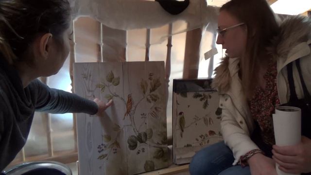 Рабочий момент. Роспись в детской. смотреть онлайн