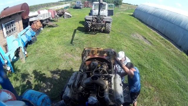 КАТАСТРОФА#СЛОМАЛ КРАНИК#СТАВИМ ДВИГАТЕЛЬ НА ТРАКТОР# ПОГНУЛ ПОДДОН КАРТЕРА смотреть онлайн