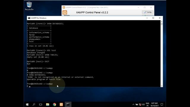 XAMPP - Contrôler son serveur de base de données MariaDB / MySQL смотреть онлайн