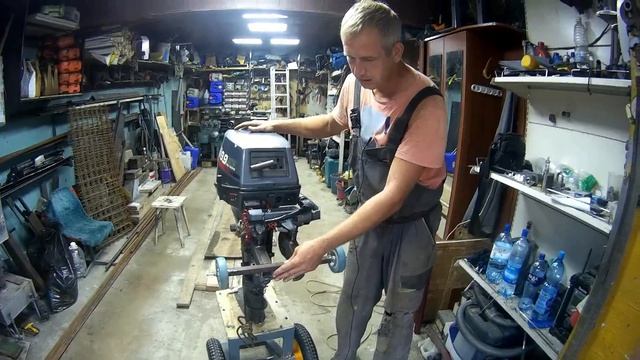 Тележка для лодочного мотора своими руками Часть 2 смотреть онлайн