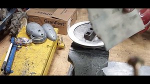 Полировка опорников ступицы Ява 360