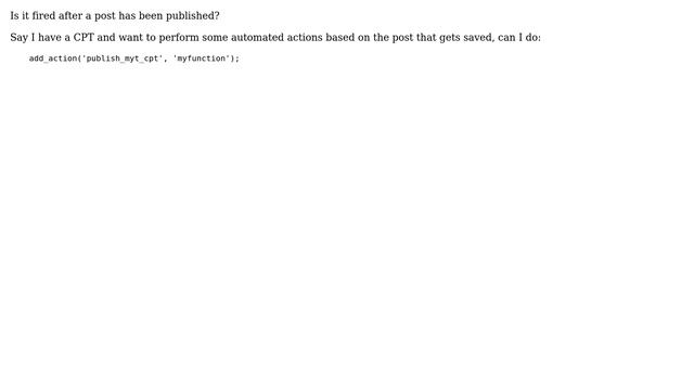 Wordpress: When is the {$new_status}_{$post-＞post_type} transition hook fired? смотреть онлайн