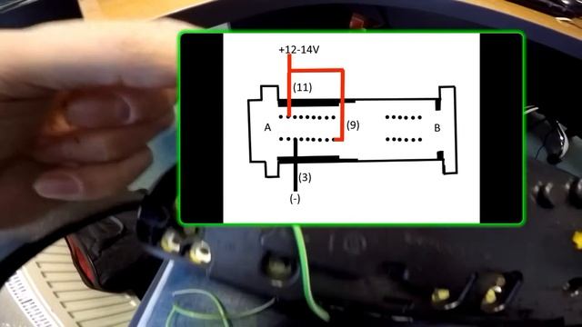 Подключение приборной панели W208/210 на столе смотреть онлайн