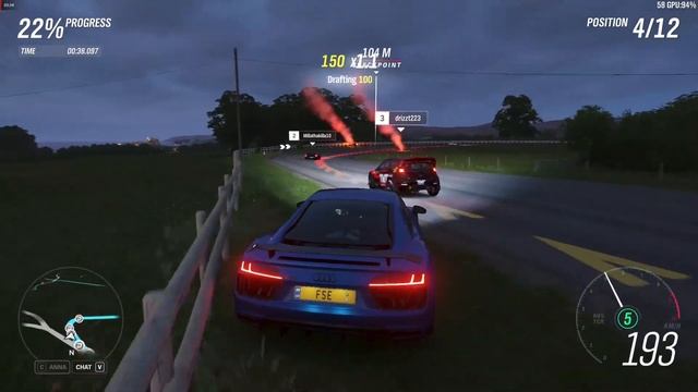 Ryzen 5 2400G + RX 560 4GB - Forza Horizon 4 Gameplay смотреть онлайн