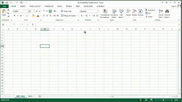 How to Enable Macros in Excel 2003 смотреть онлайн