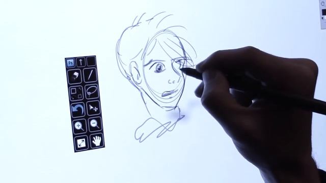 Photoshop Wacom EMR drawsample2 смотреть онлайн