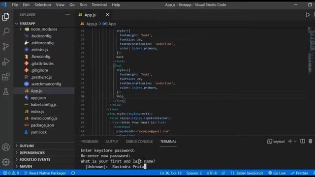 How to generate .apk file with React Native Cli | React Native | Android App using React Native 202 смотреть онлайн